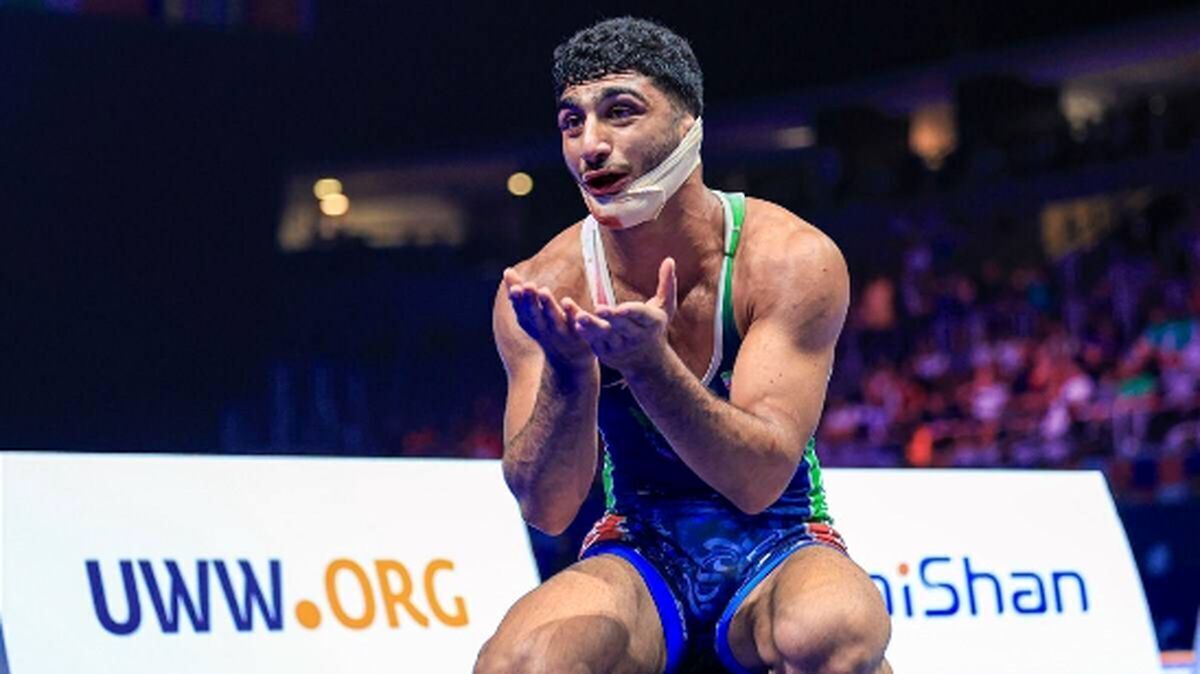 فیلم کامل کشتی دانیال سهرابی و کسب مدال برنز / جنگید، طاقت آورد و برنده شد