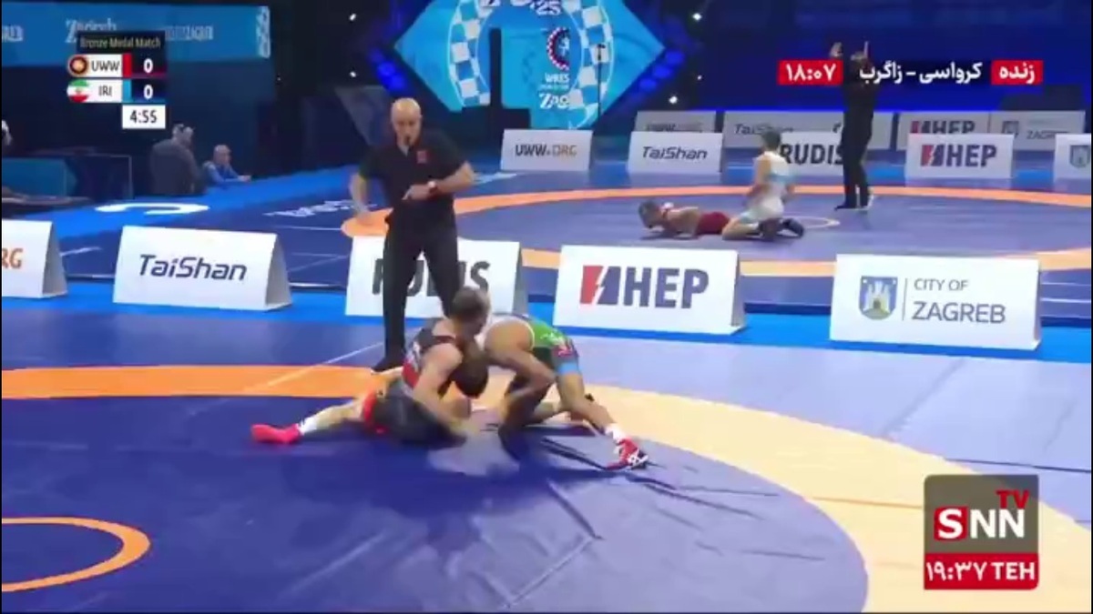 محمدمهدی کشتکار به مدال برنز مسابقات کشتی قهرمانی جهان رسید