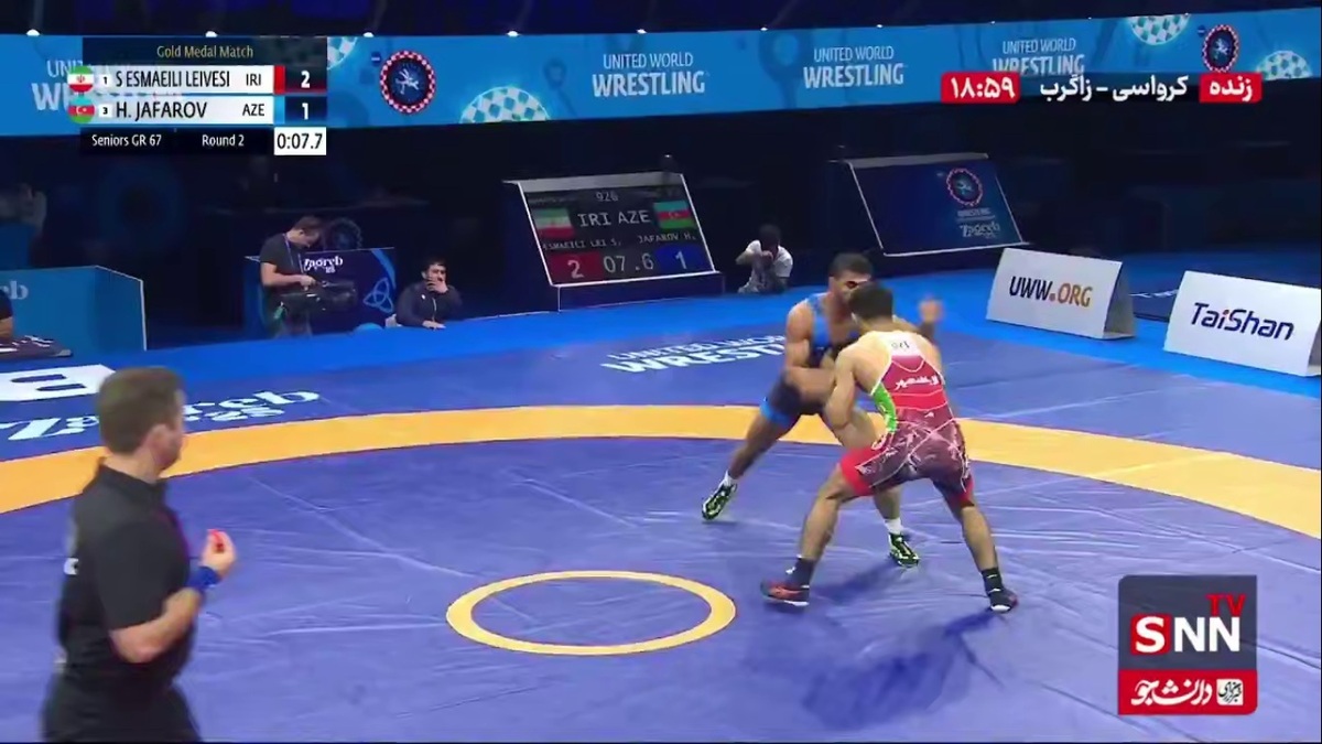 برق طلا بر سینه اسماعیلی / نابغه دزفولی بعد از المپیک طلای جهان را صید کرد