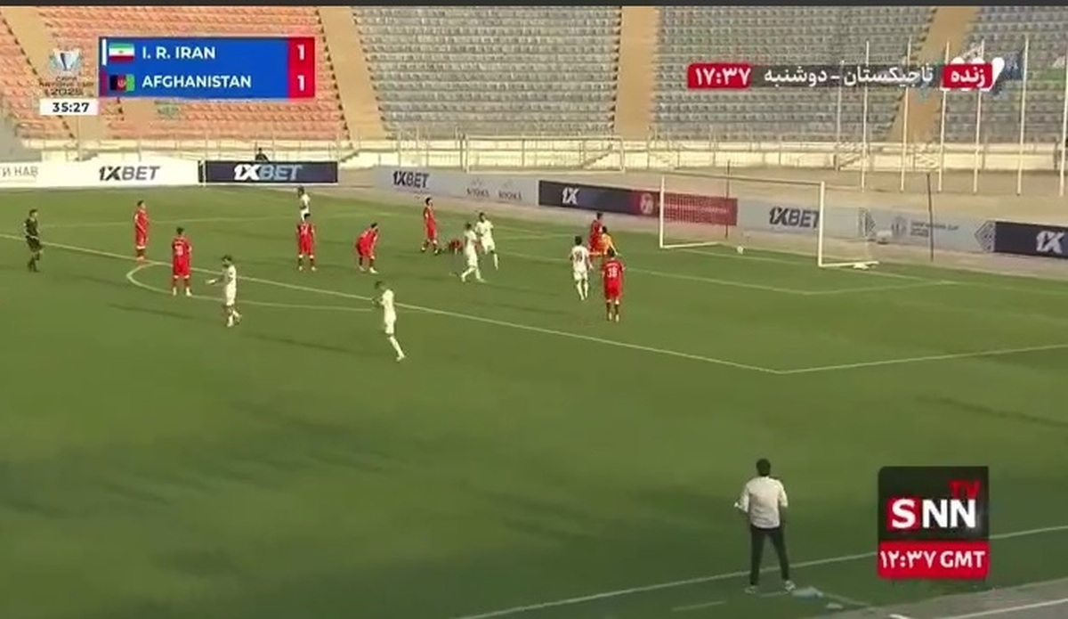 گل دوم ایران به افغانستان توسط امیرحسین حسین&zwnj;زاده در دقیقه ۳۵ / افغانستان ۱ - ایران ۲
