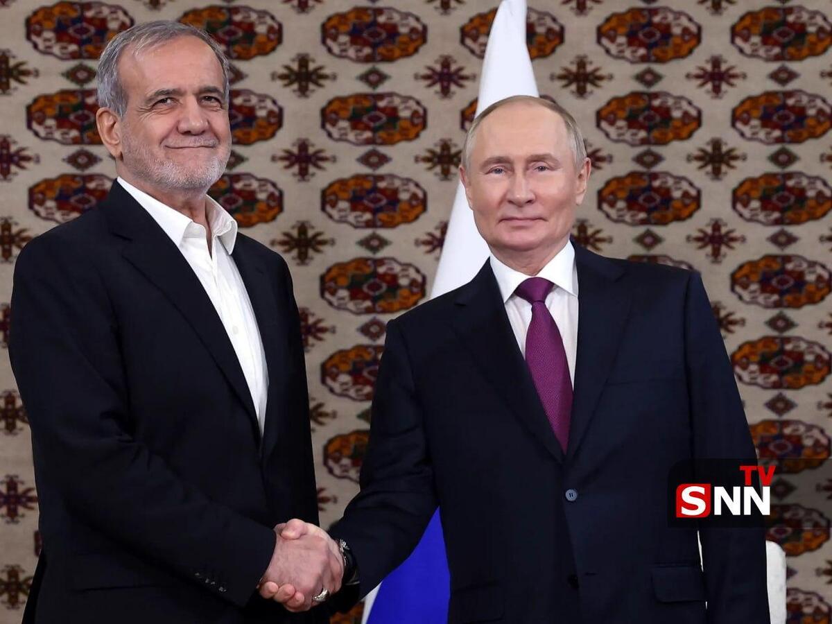 دیدار پوتین و پزشکیان در حاشیه اجلاس شانگهای