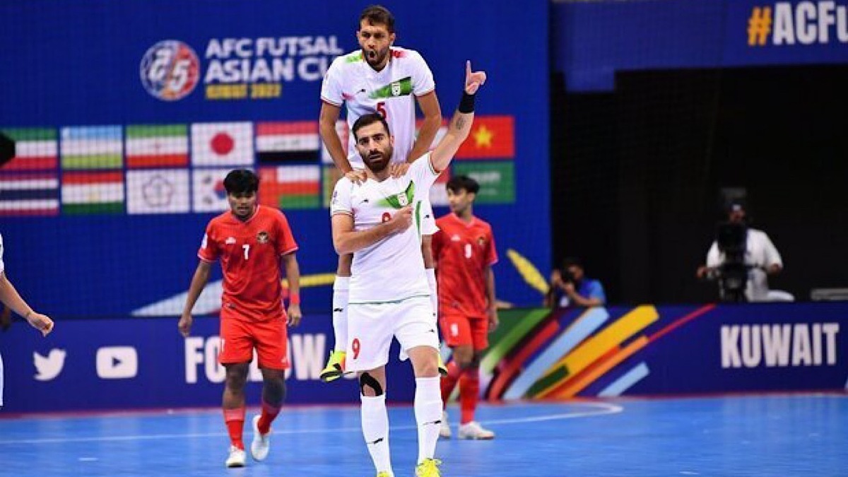 تیم ملی فوتسال ایران روی سکوی پنجم جهان