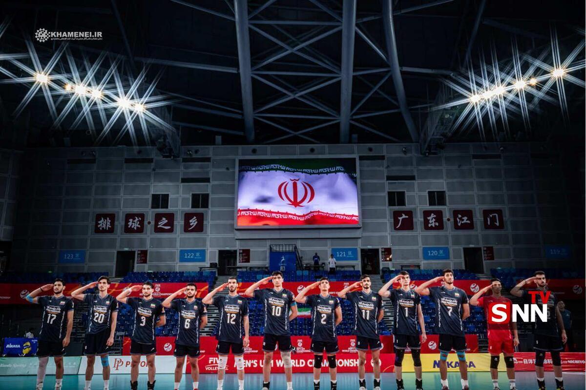 پیام رهبر معظم انقلاب در پی قهرمانی مقتدرانه تیم ملی والیبال جوانان ایران در جهان