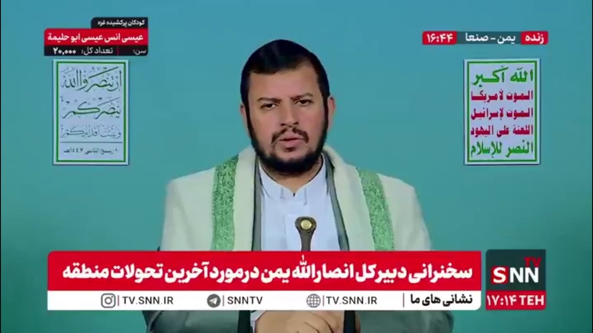 رهبر انصار الله یمن: ترامپ نقشه ای داد که قدس را پایتخت اسرائیل قرار دهد
