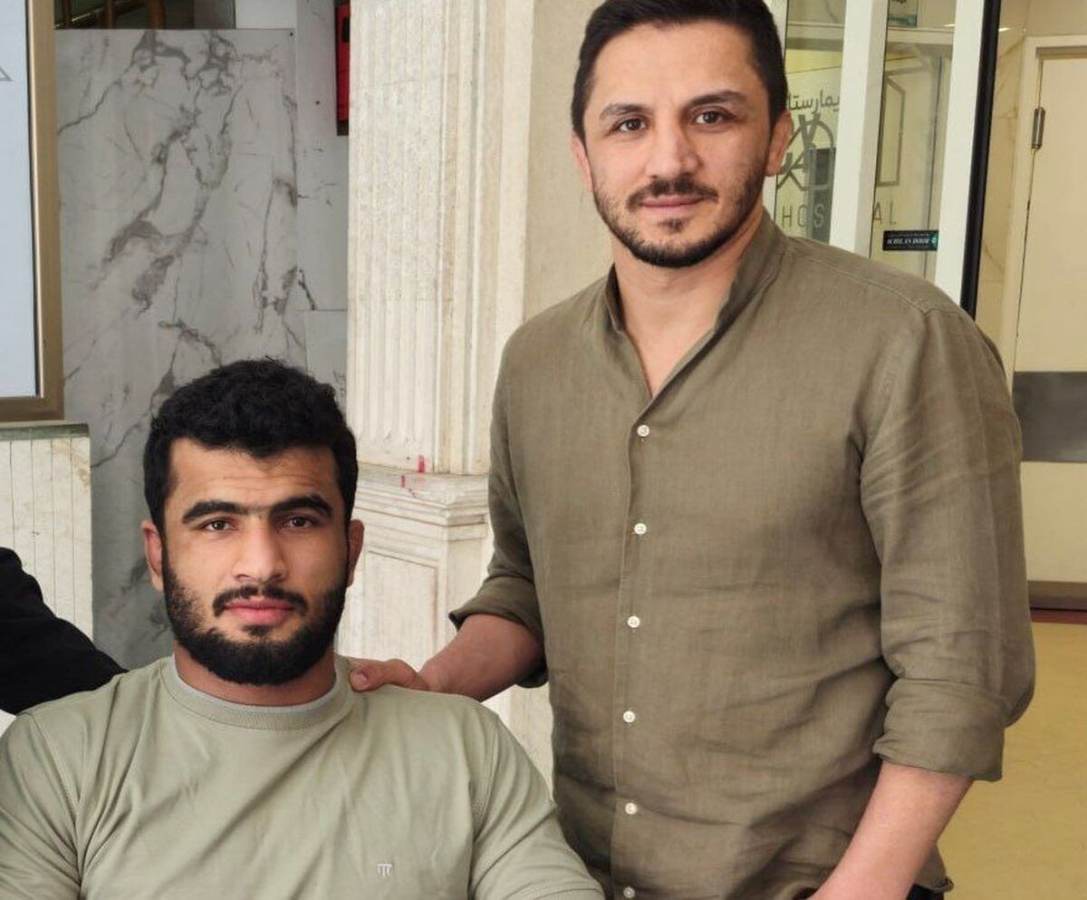 حمید سوریان در بیمارستان حاضر شد