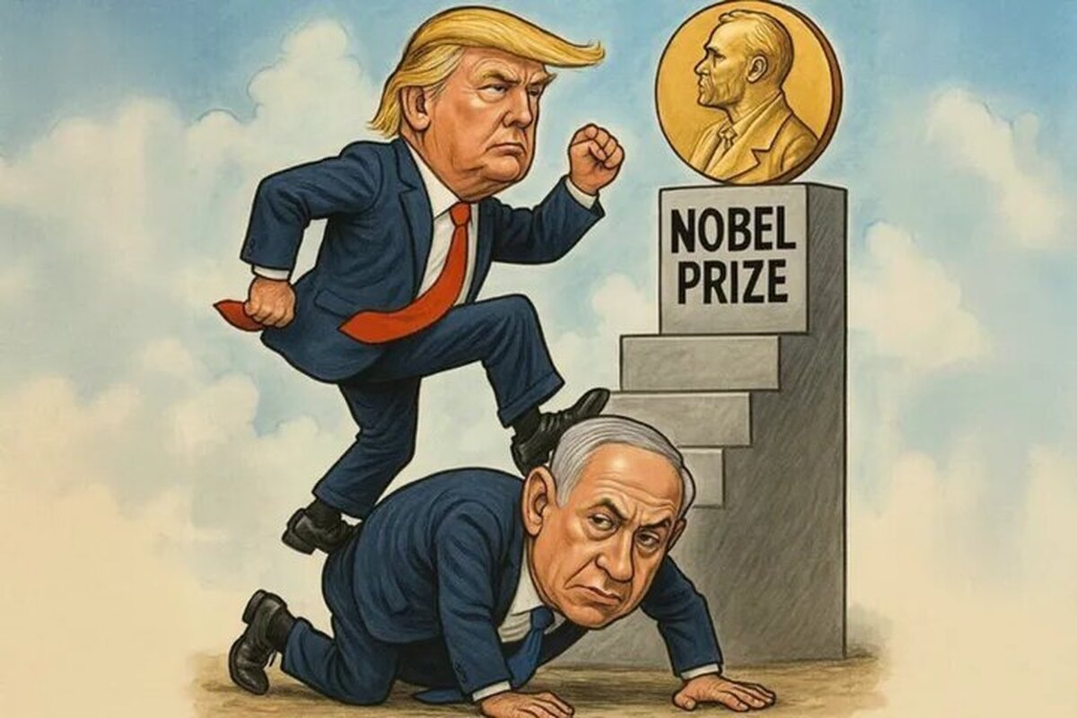 تمسخر ترامپ در رسانه‌های صهیونیستی+ تصاویر