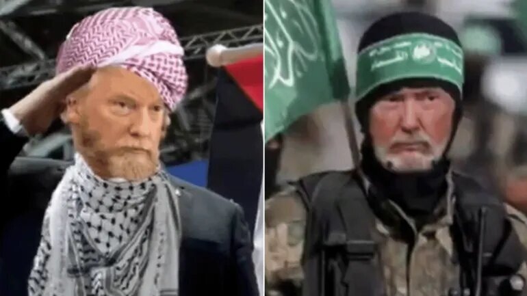 تمسخر ترامپ در رسانه&zwnj;های صهیونیستی+ تصاویر