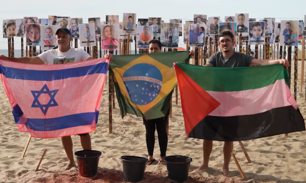 برگزاری یادبود ۲۰ هزار کودک فلسطینی شهید در برزیل