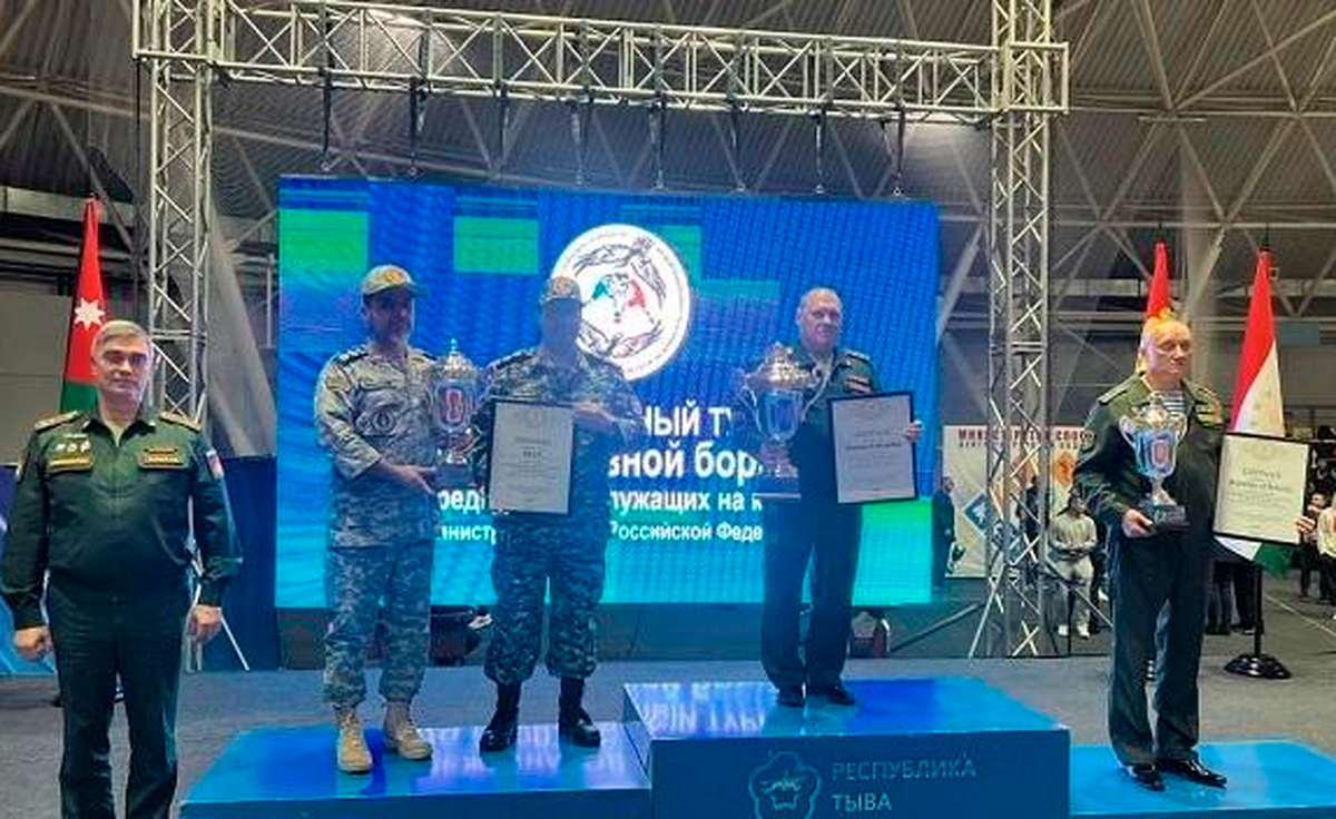 نایب قهرمانی تیم کشتی نیرو&zwnj;های مسلح در مسابقات وزارت دفاع روسیه