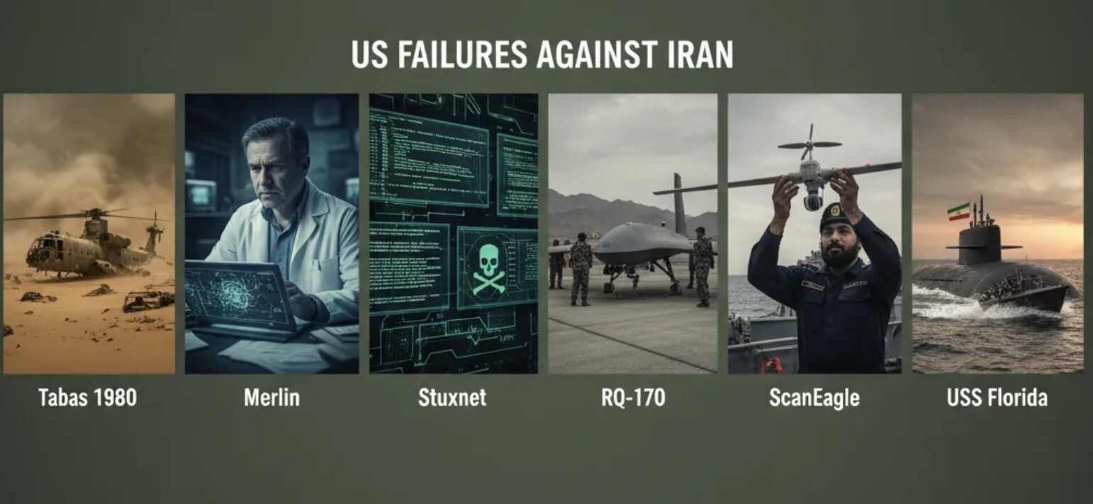 نگاهی به بزرگ&zwnj;ترین عملیات&zwnj;های جاسوسی و نظامی شکست&zwnj;خورده آمریکا در ایران/ از طوفان طبس تا تسخیر جانور قندهار