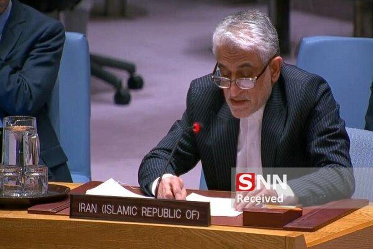 سفیر ایران در سازمان ملل: وضعیت وخیم خاورمیانه حاصل سیاست&zwnj;های نظامی&zwnj;گرایانه رژیم صهیونیستی است.