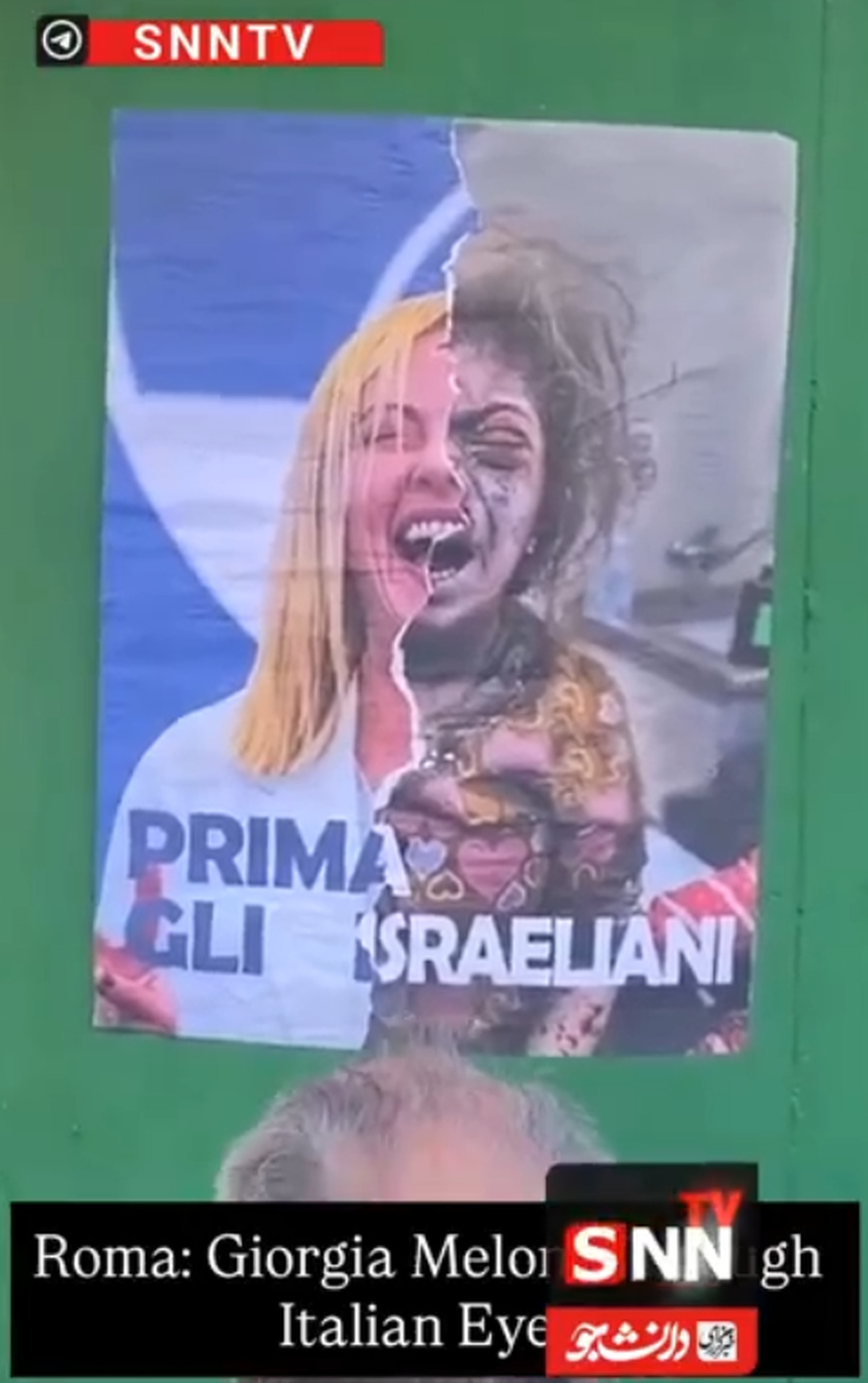 مردم ایتالیا، حامی فلسطین و علیه نخست وزیر خود + فیلم