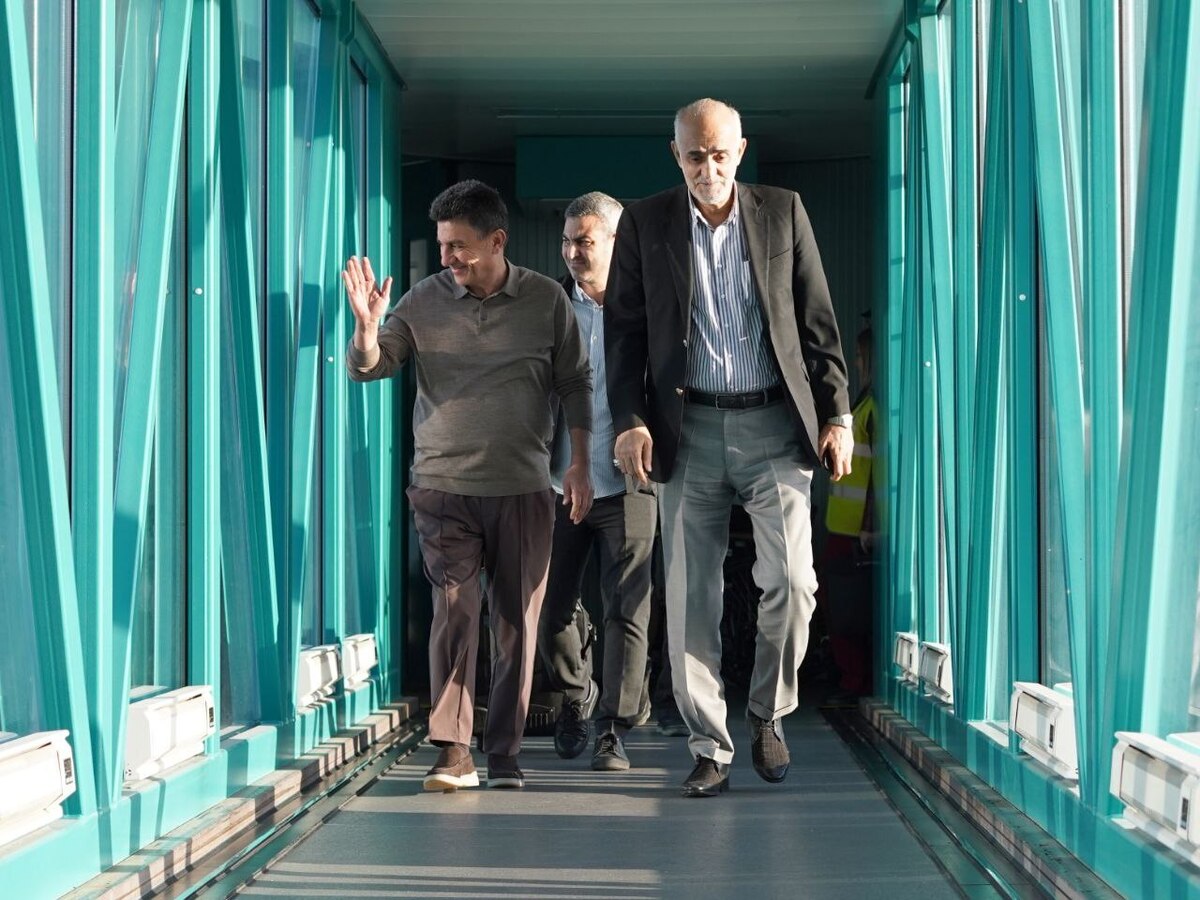 تیم ملی فوتبال  ایران وارد روسیه شد