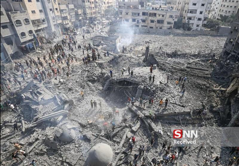 مرکز ماهواره‌ای سازمان ملل:  ۸۳ درصد ساختمان‌های غزه به دست رژیم صهیونیستی تخریب شده است