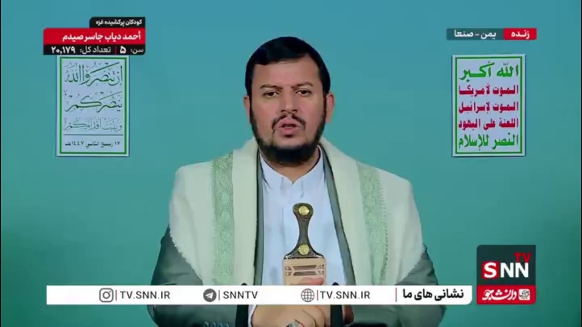 رهبر انصارالله یمن: رژیم بدنبال دست یابی به مرزهای اسرائیل بزرگ است