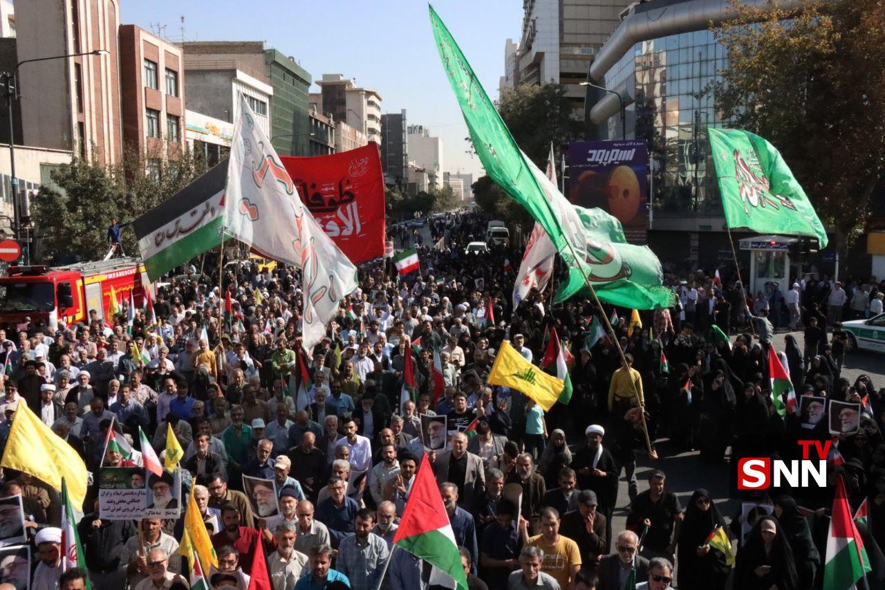 برگزاری راهپیمایی بشارت نصر در مشهد