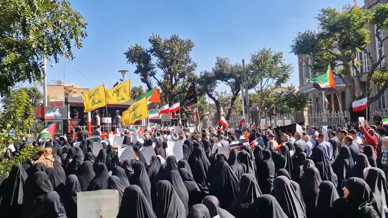 برگزاری راهپیمایی بشارت نصر در تبریز + فیلم