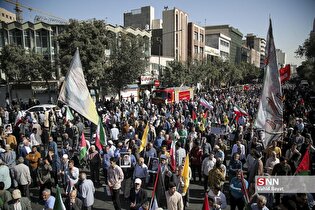 راهپیمایی «بشارت نصر» در مشهد
