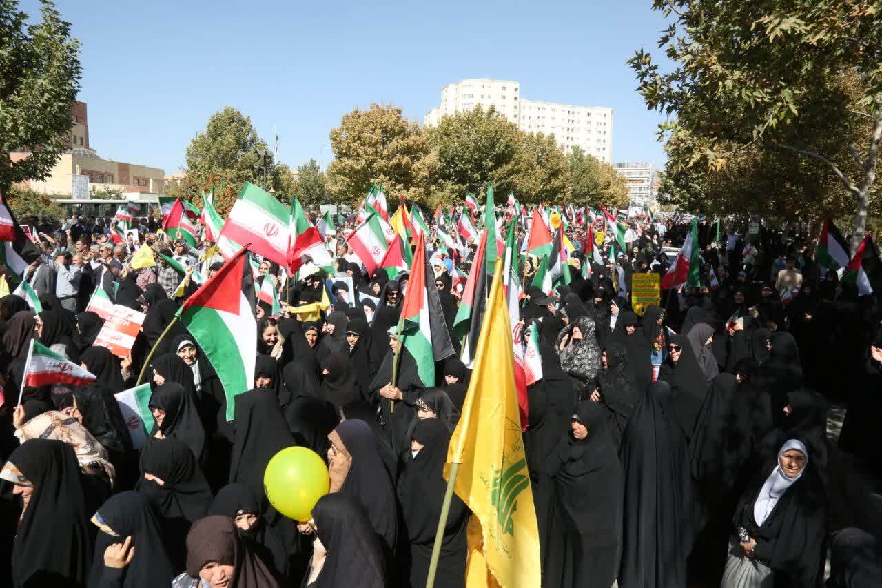 برگزاری پر شور راهپیمایی بشارت نصر در زنجان