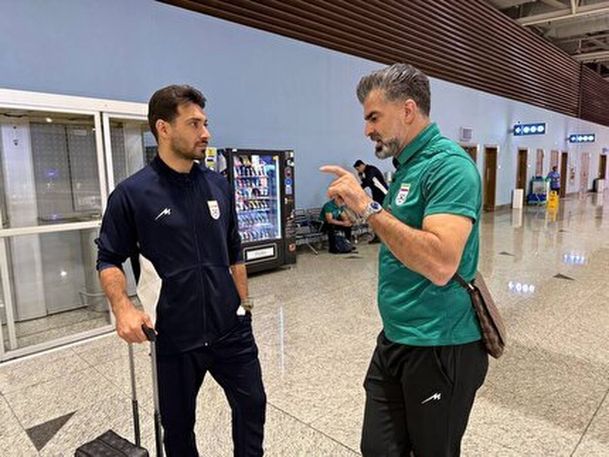 تیم ملی فوتبال وارد امارات شد