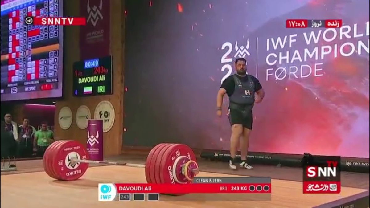 داوودی در گام دوم موفق به مهار وزنه نشد