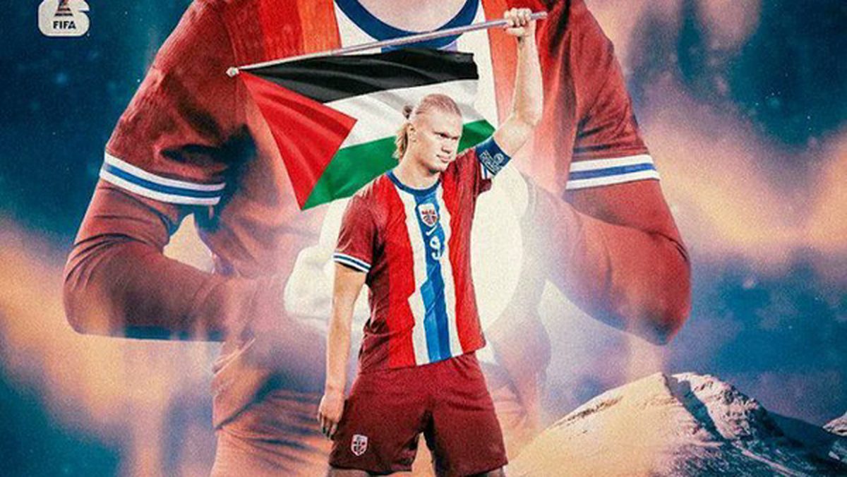 درخشش هالند در شب پرچم‌های فلسطین؛ نروژ به آستانه جام جهانی نزدیک شد