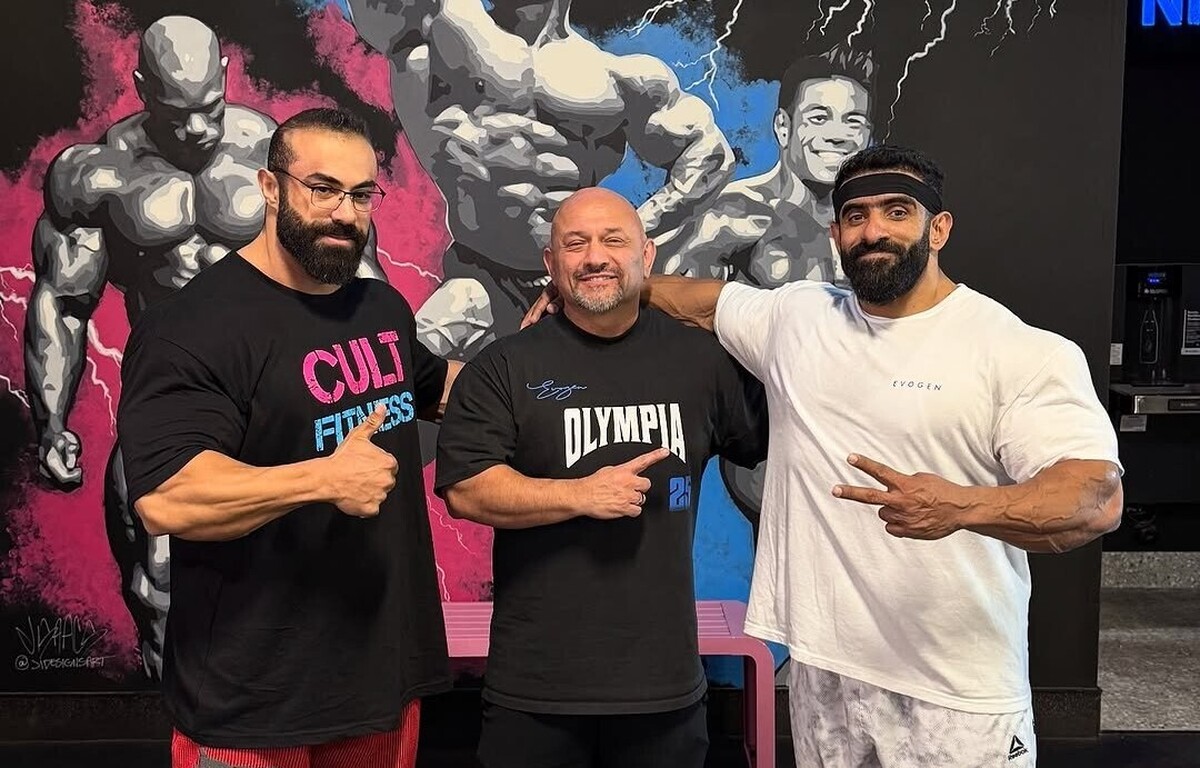 واکنش بهروز تابانی به نایب قهرمانی هادی چوپان در مسترالمپیا +عکس