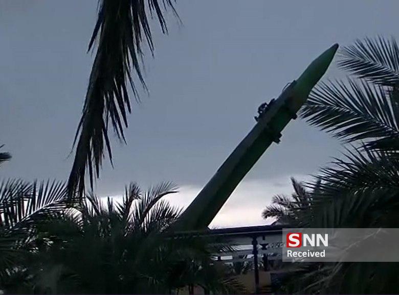 گزارش تصویری/ اختفا و استقرار موشک قیام در نخلستان های جنوب