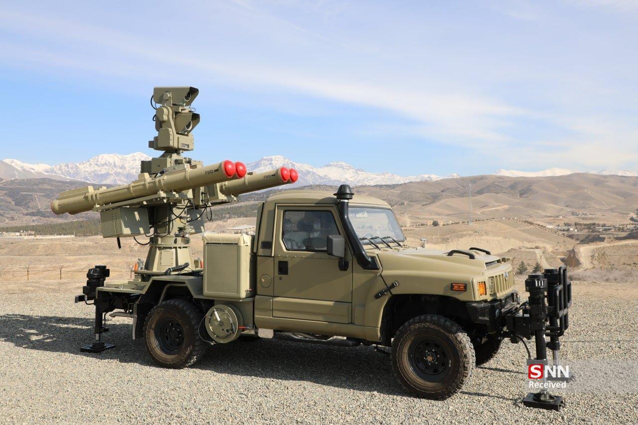 گزارش تصویری/ لحظه اجرای آتش و انهدام سامانه مجید ساخت ایران علیه پهپاد اسراییلی ایتان