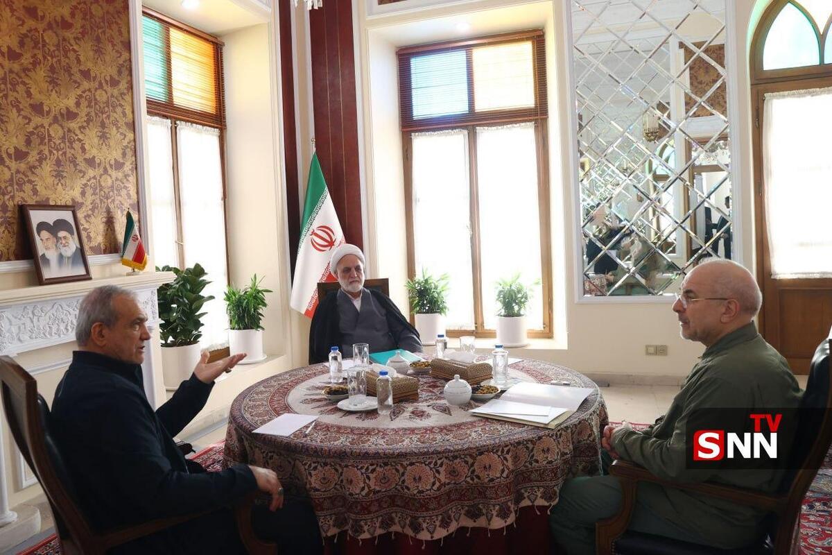 جلسه سران قوا به میزبانی رئیس مجلس برگزار شد