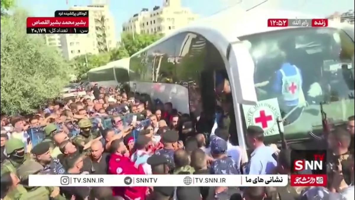 استقبال پرشور فلسطینی ها از اسرای آزاد شده