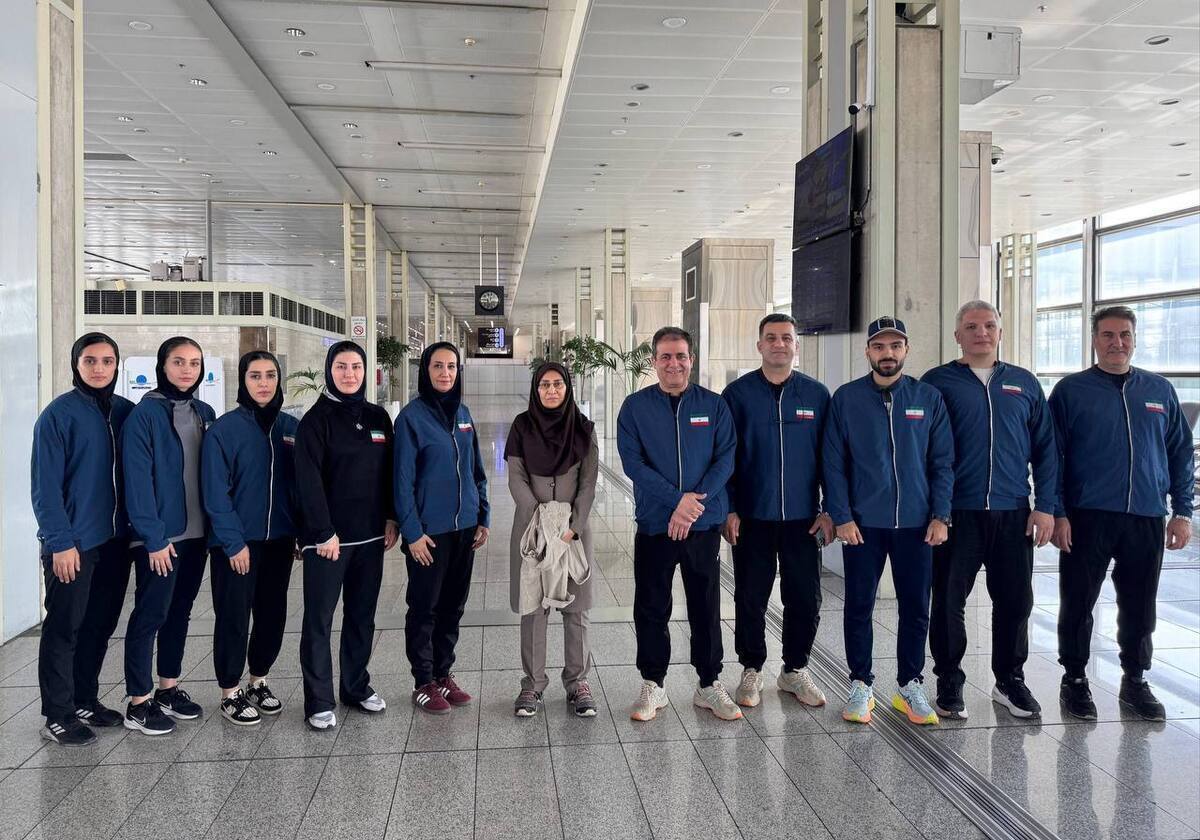 ملی پوشان کاراته ایران راهی فرانسه شدند