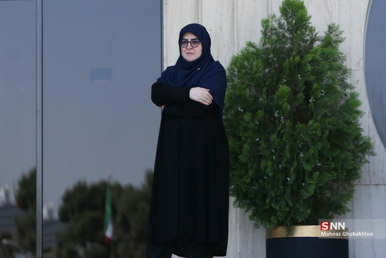 نمایی جالب از فاطمه مهاجرانی در حاشیه جلسه هیات دولت + فیلم