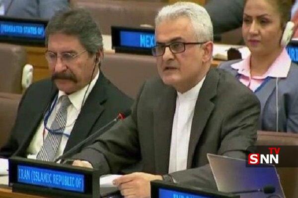 تأکید نماینده ایران بر حاکمیت همیشگی ایران بر جزایر سه‌گانه