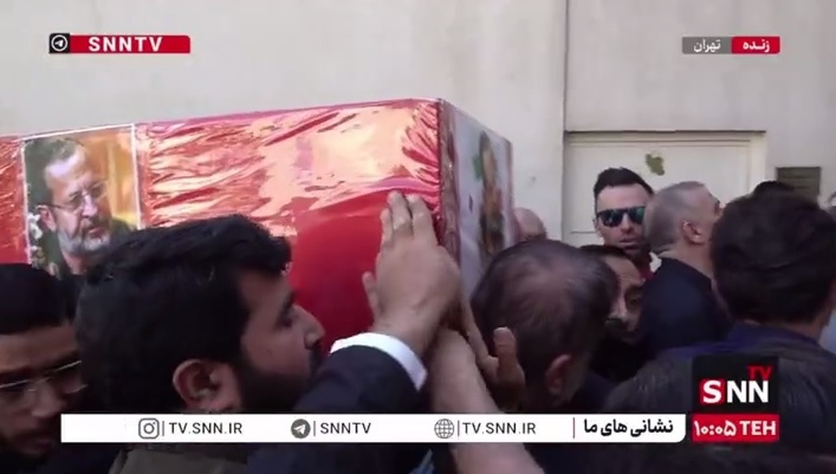 مراسم تشییع و تدفین پیکر سردار علیرضا افشار برگزار شد+فیلم