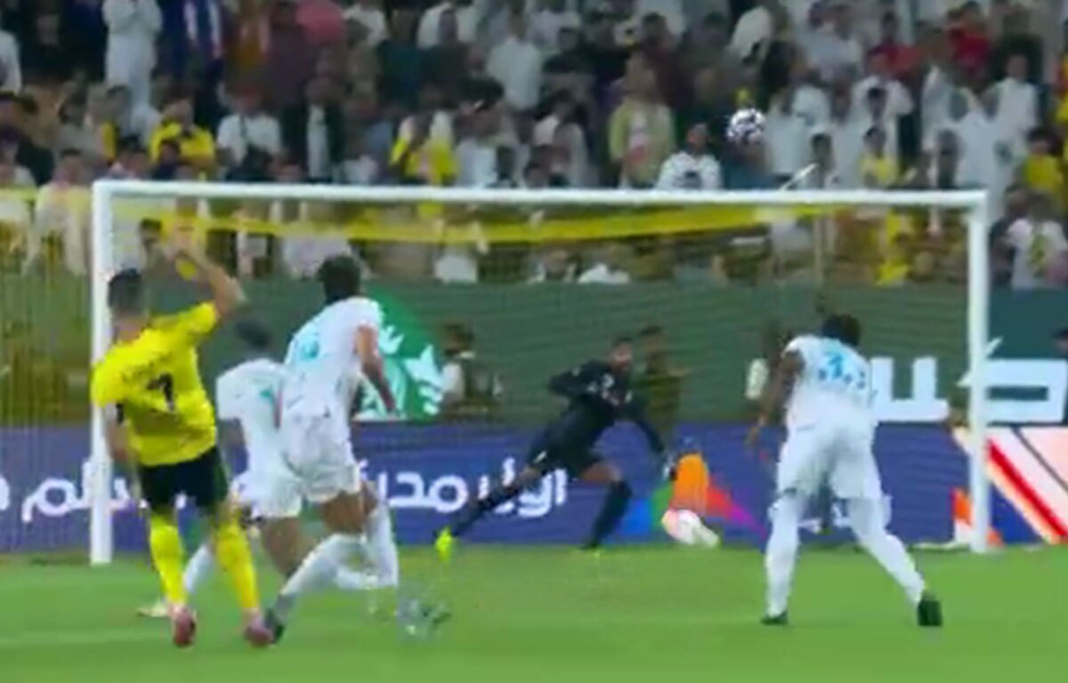 سوپرگل کریستیانو رونالدو در بازی امشب النصر مقابل الفتح