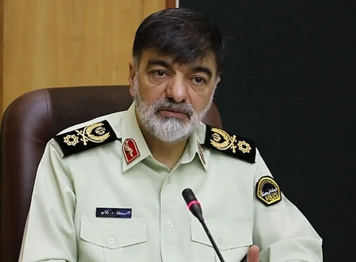 سردار رادان: پلیس گردن اشرار را خُرد می‌کند + فیلم