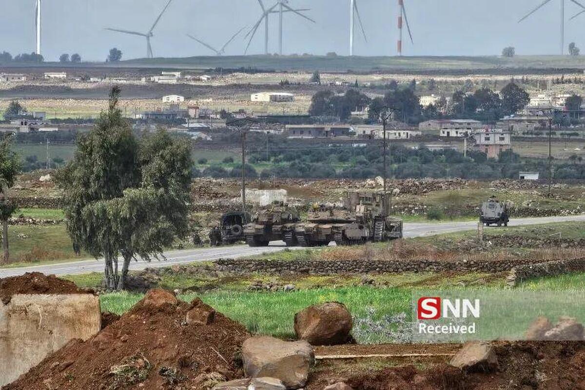 اقدامات تحریک&zwnj;آمیز ارتش صهیونیستی در حومه قنیطره