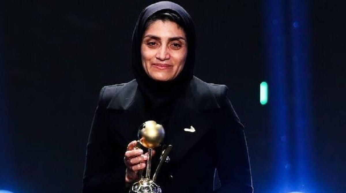 تبریک کانون مربیان فوتبال ایران به مرضیه جعفری