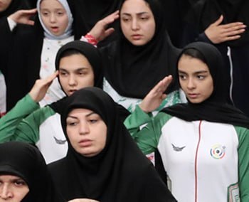 سلام نظامی ورزشکاران در دیدار امروز با رهبر انقلاب + عکس