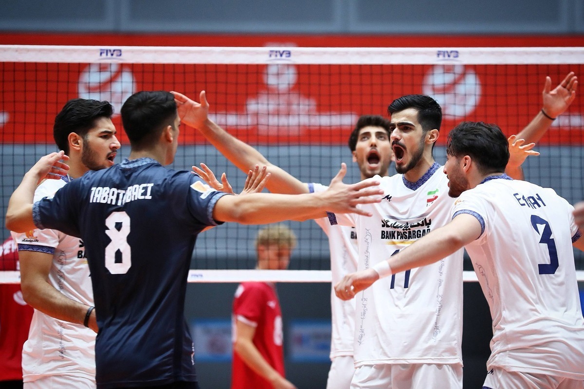 برد تیم ملی والیبال جوانان ایران در برابر قطر