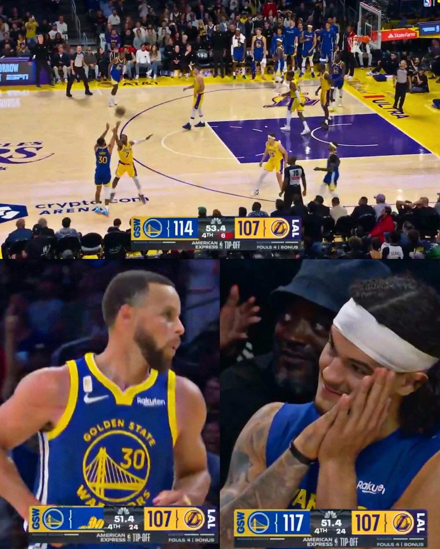 واریرز در شب افتتاحیه با ۳۱ امتیاز جیمی باتلر، لیکرز را  در خانه شکست داد