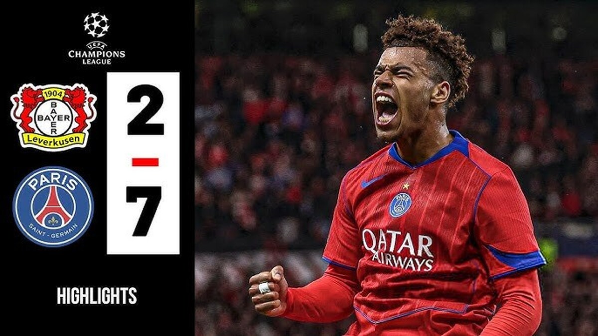 فیلم خلاصه بازی پاری سن ژرمن 7-2 بایر لورکوزن / شب طوفانی انریکه در لیگ قهرمانان اروپا