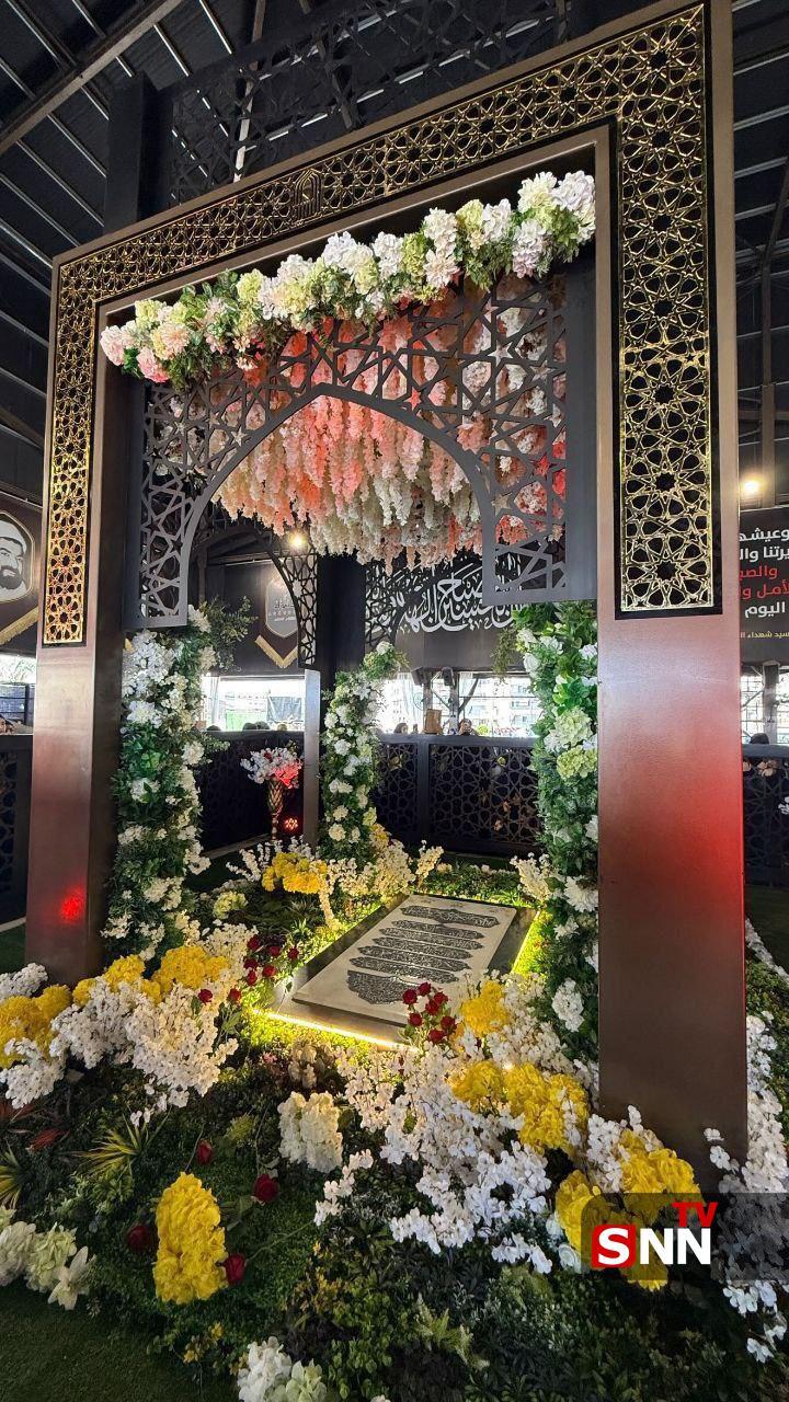 گزارش خبرنگار SNNTV از اولین مراسم سالگرد شهید سید حسن نصرالله +فیلم