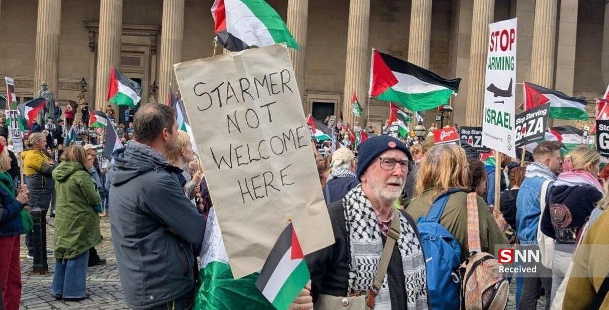 تجمع ضد صهیونیستی در لیورپول
