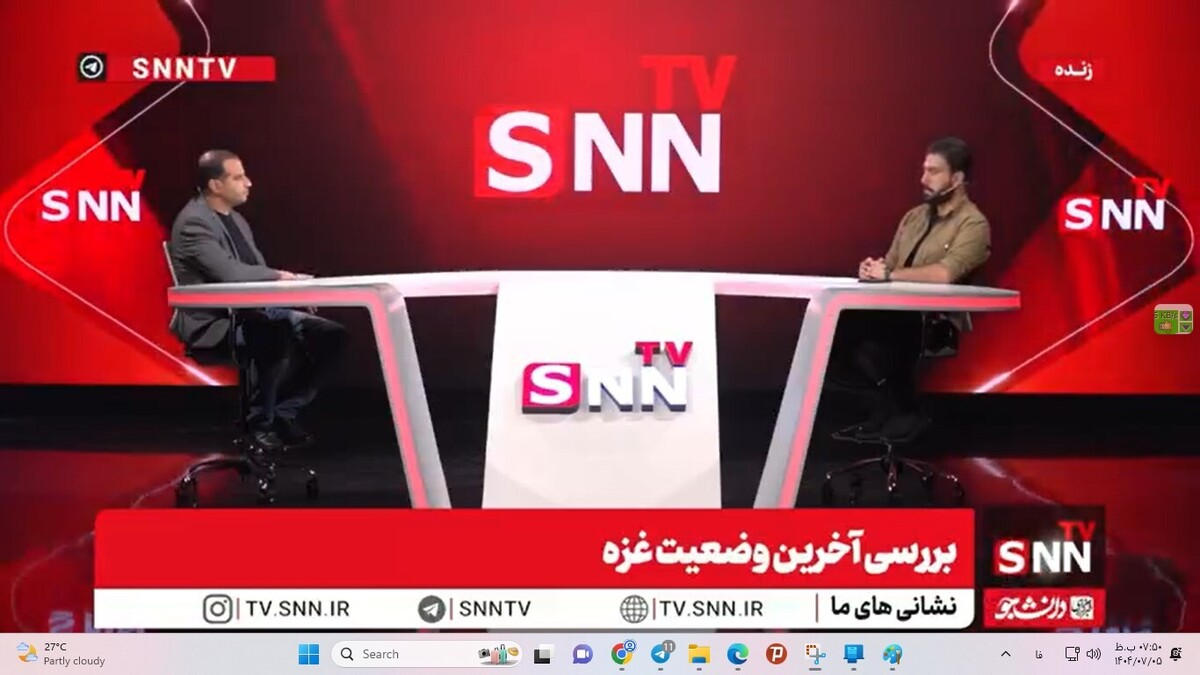 احمد الکومی: اسرائیل با وجود رسانه قوی که دارد این جنگ را در رسانه باخت +فیلم