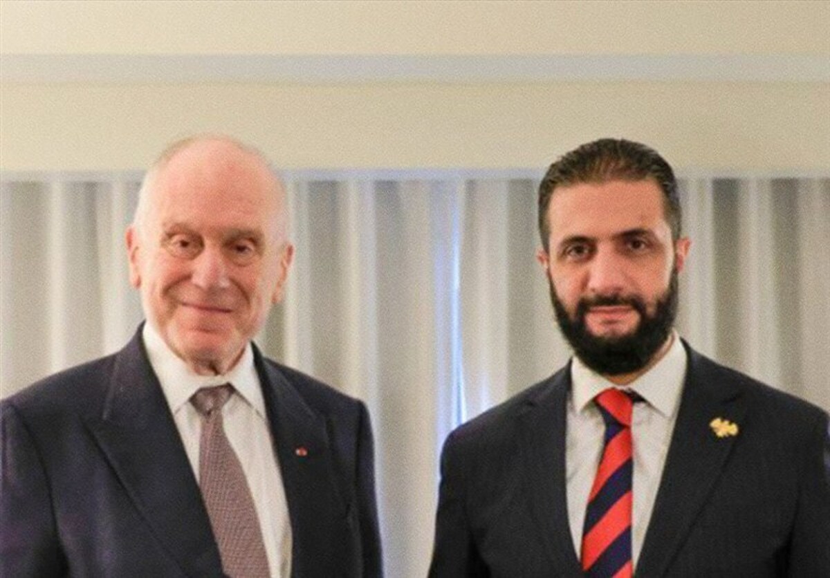 دیدار جولانی با رئیس کنگره جهانی یهودیان در نیویورک