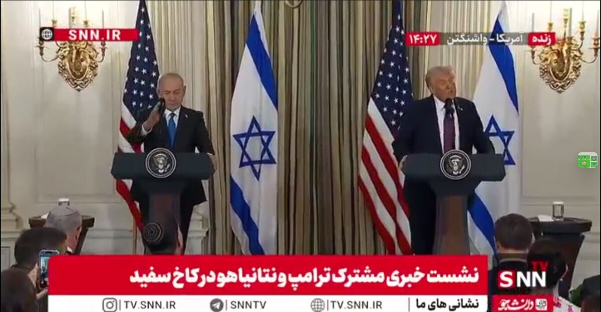 ترامپ: درباره صلح در خاورمیانه با کشورهای عربی گفتگو داشتیم / جلسات متعددی با عربستان و امیر قطر داشتیم  +فیلم