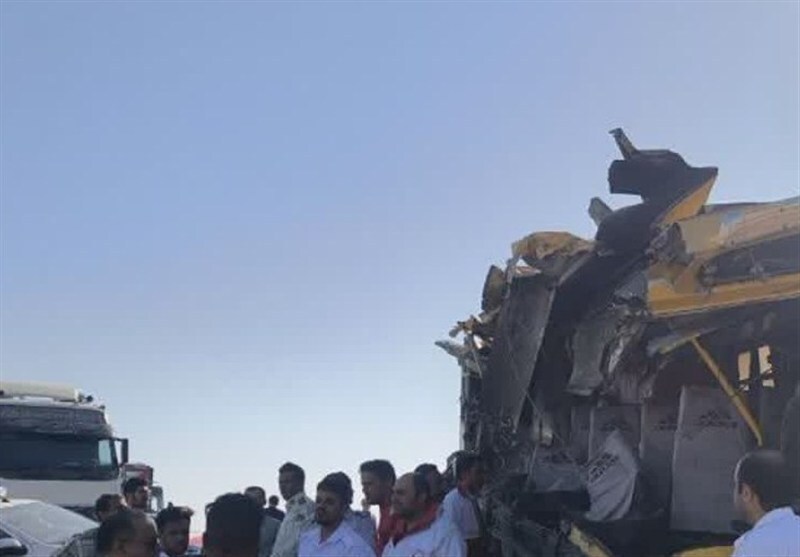 سانحه مرگبار اتوبوس دانشجویان در سمنان/ ۲ کشته و چندین مصدوم