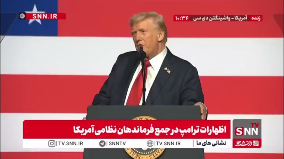 ترامپ باز هم ادعاهای دروغین خود را تکرار کرد: در قطر (پایگاه العدید) همه 14 تا موشک را رهگیری کردیم!